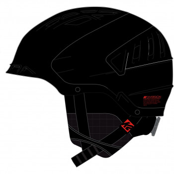 K2 Diversion casco para hombre 51-55, negro