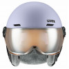 Casco de esquí infantil UVEX Rocket jr. Visor 54-58, lavanda