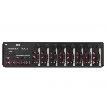 Controlador USB-MIDI Korg nanoKONTROL2, negro