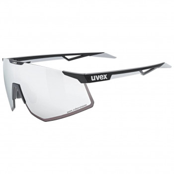 Gafas deportivas UVEX Pace Perform CV, sin montura inferior, negro