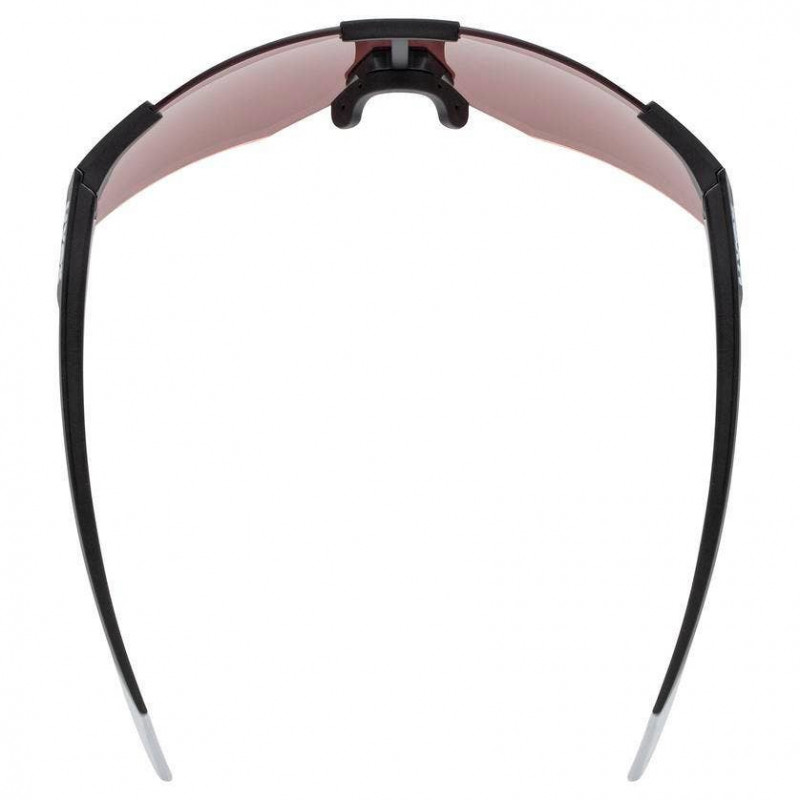 Gafas deportivas UVEX Pace Perform CV, sin montura inferior, negro