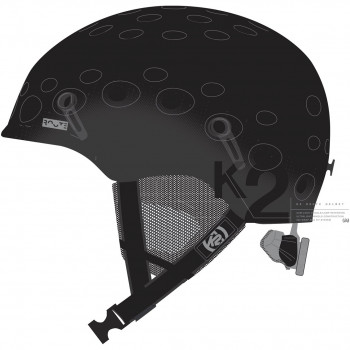 Casco de hombre K2 ROUTE 51-55, negro