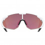 Gafas deportivas UVEX Pace Perform S CV, sin montura inferior, blanco