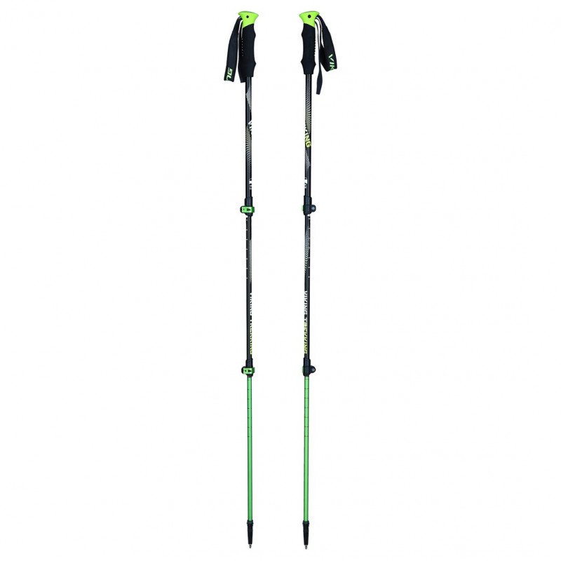 Bastones de trekking Viking Kivi para adultos, verde
