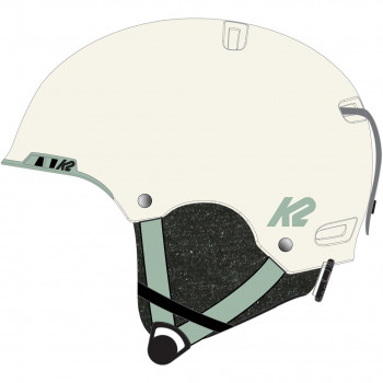 K2 MERIDIAN casco de mujer 55-59, White Pearl