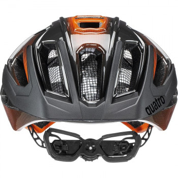UVEX Quatro casco de bicicleta 52-57, naranja/titanio