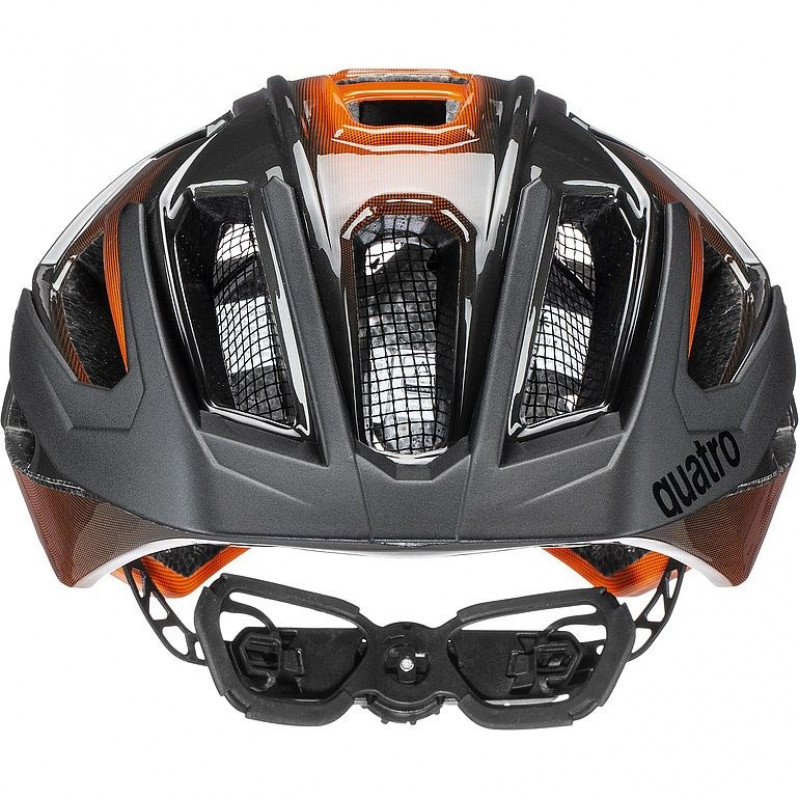 UVEX Quatro casco de bicicleta 52-57, naranja/titanio