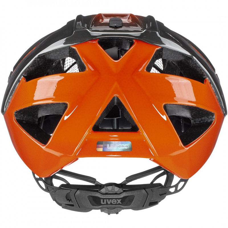UVEX Quatro casco de bicicleta 52-57, naranja/titanio