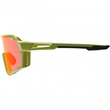 LEATT RideViz Pro Iriz Cryztal gafas de bicicleta, pequeñas, amarillo neón