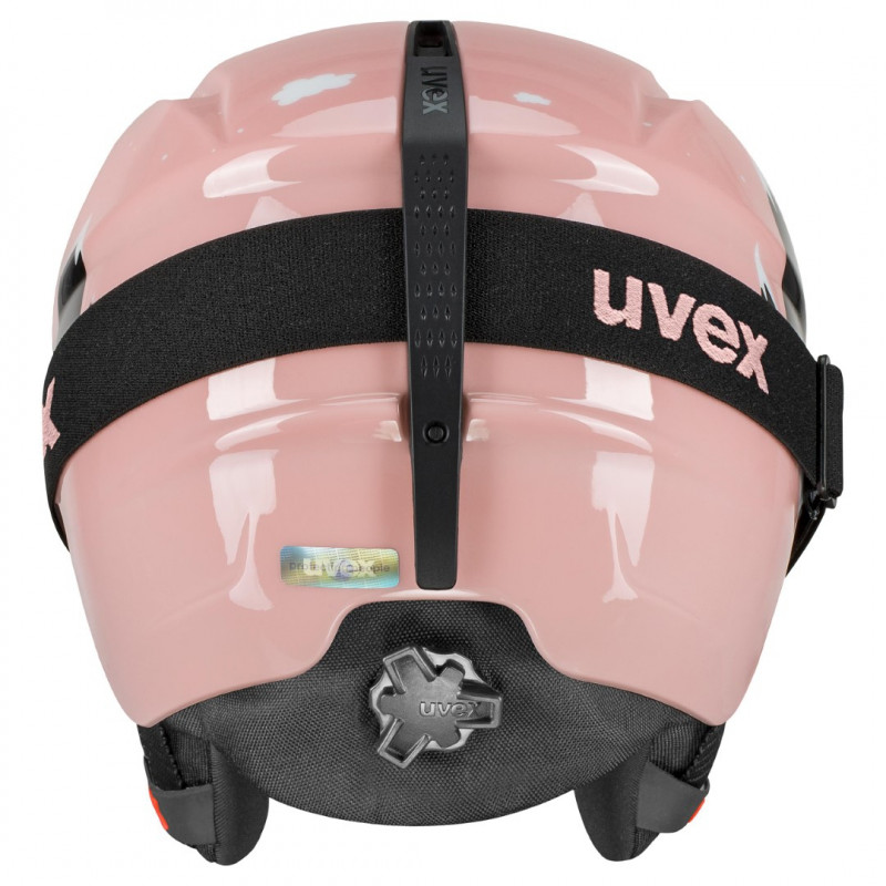 Set de casco de esquí para niños UVEX Viti 46-50, rosa