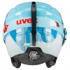 Set de casco de esquí para niños UVEX Viti, azul, 46-50 (56/S/317/10)