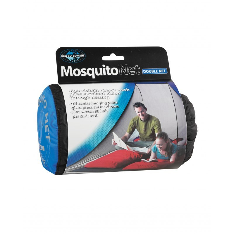 Sea to Summit Mosquito Pyramid Net Double mosquitera para dos personas, negro