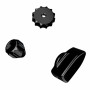 Ascher Racing Knob Kit Pro para volantes de sim racing, Stealth Black