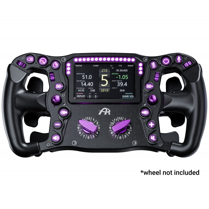 Ascher Racing Knob Kit Pro set de mandos giratorios, Champion Purple