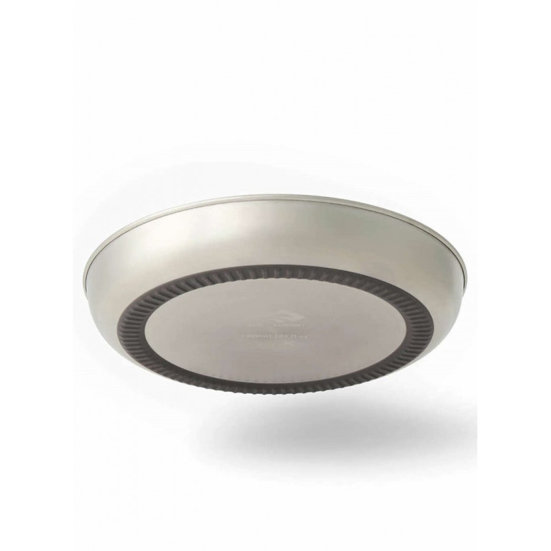 Sea To Summit Detour plato de acero inoxidable, negro