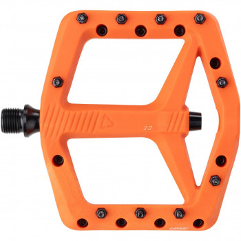 Pedales planos Leatt Composite AllMtn 2.0, naranja
