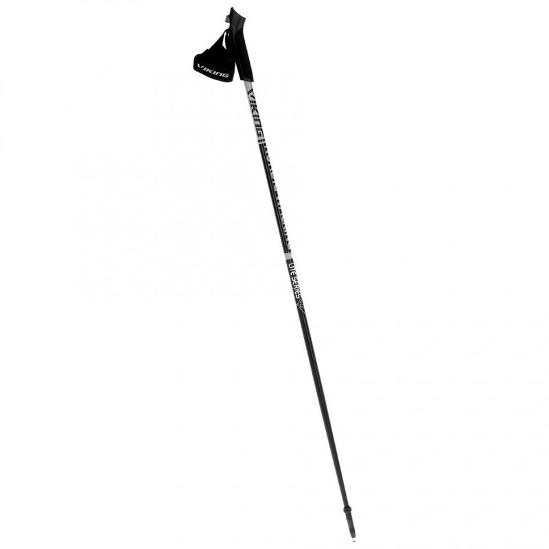 Bastones de marcha nórdica VIKING Lite Pro 115 cm, plata/negro