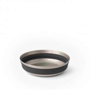 Bol plegable de acero inoxidable Sea To Summit Detour L, negro
