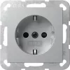 Toma de corriente GIRA 418326 Schuko SH SRK System 55 F Al