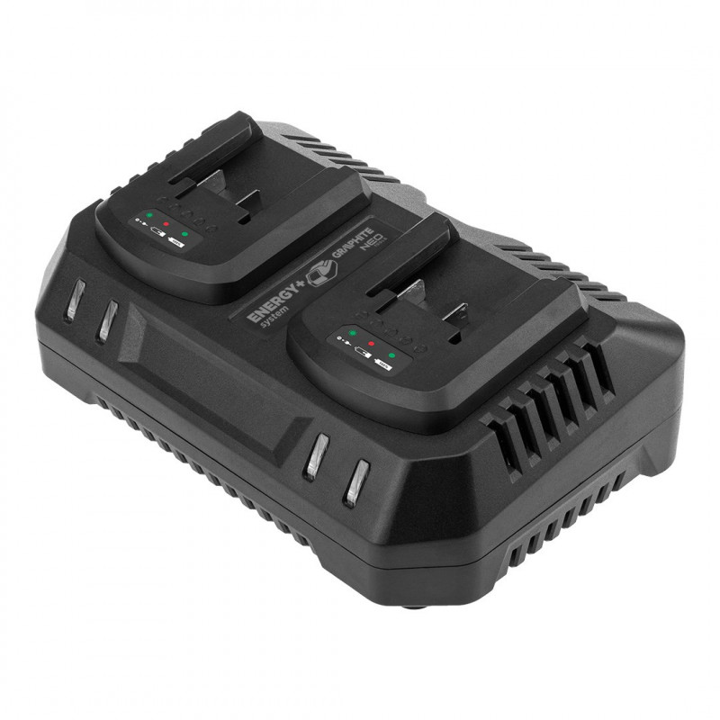 Cargador doble de baterías Graphite Energy+