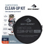 Kit de limpieza Sea To Summit Camp Kitchen, 6 piezas con líquido limpiador