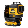 Láser de líneas cruzadas DeWalt DCLE34031D1-QW 3x360°, verde, 40 m, 18 V, 2 Ah batería, maletín TSTAK