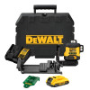 Láser de líneas cruzadas DeWalt DCLE34031D1-QW 3x360°, verde, 40 m, 18 V, 2 Ah batería, maletín TSTAK