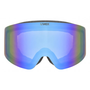 Gafas de esquí UVEX Provoqe FM, negro, lente azul