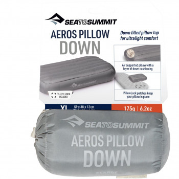 Almohada inflable Sea to Summit Aeros Down, L