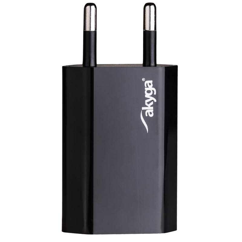 Cargador de pared Akyga AK-CH-03BK 5W USB-A 5V / 1A negro