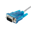 Akyga AK-CO-02 cable convertidor USB-A macho a RS-232 DB9 macho, 1 m, blanco
