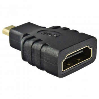 Akyga AK-AD-10 adaptador HDMI hembra a Micro-HDMI macho, negro