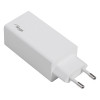 Cargador de pared Akyga AK-CH-20 100W USB-C USB-A PD GaN 5-20V / 1.5-5A blanco