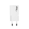 Cargador de pared Akyga AK-CH-27 30W USB-C USB-A PD GaN 5-20V / 1.5-3A blanco