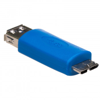 Akyga AK-AD-25 adaptador OTG USB-A 3.0 (F) a Micro USB-B 3.0 (M), azul