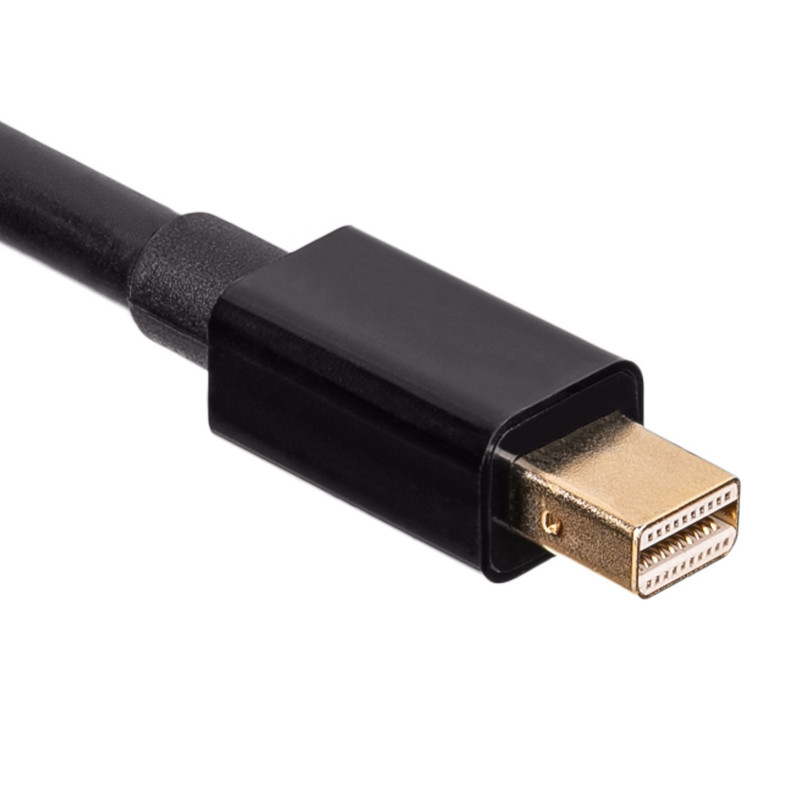 Akyga AK-AV-15 Cable DisplayPort (conector macho) a Mini DisplayPort (conector macho), 1,8 m, negro