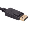 Akyga AK-AV-15 Cable DisplayPort (conector macho) a Mini DisplayPort (conector macho), 1,8 m, negro