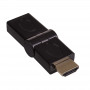Akyga AK-AD-40 Adaptador acodado HDMI (M) a HDMI (F) giratorio 180°, negro