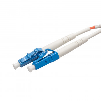 Akyga AK-FC-01 Cable de conexión de fibra óptica LC a LC dúplex, 2 m, negro