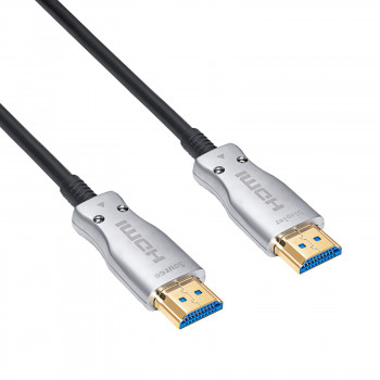 Akyga AK-HD-200L Cable óptico activo HDMI 2.1 (AOC), 48 Gbps, 8K@60Hz, 4K@120Hz, 20 m, negro