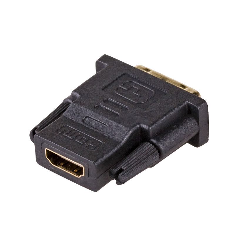 Akyga AK-AD-41 Adaptador HDMI (F) a DVI-D 24+1 (M), negro