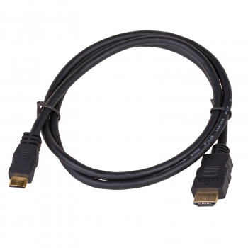 Akyga AK-HD-10M Cable HDMI a Mini HDMI v1.4, High Speed con Ethernet, 1 m, negro
