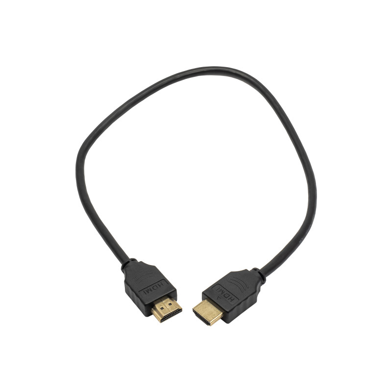 Akyga AK-HD-05A Cable HDMI High Speed con Ethernet, HDMI 1.4, 0,5 m, negro