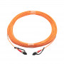 Akyga AK-FC-02 Cable de conexión de fibra óptica FC a FC simplex, 30 m, naranja