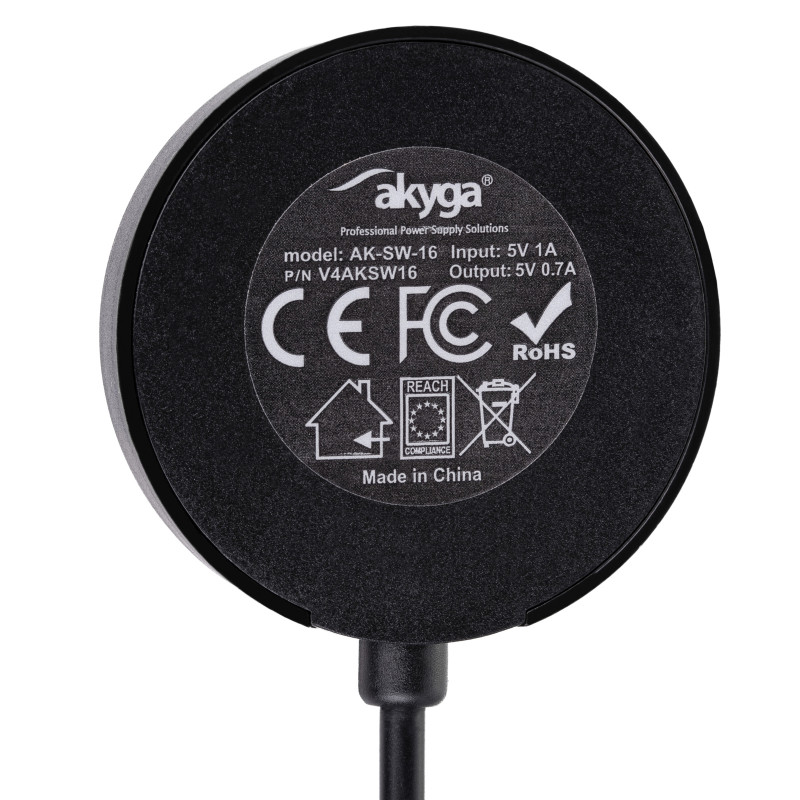 Akyga AK-SW-16 Cable de carga para Xiaomi Amazfit Stratos 3, USB, 1 m