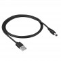 Akyga AK-DC-01 Cable de alimentación USB-A conector macho a DC 5,5 x 2,1 mm conector macho, 0,8 m, negro