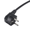 Akyga AK-NB-01C Cable de alimentación para portátil CEE 7/7 a IEC C5, cobre 3x0,75 mm², 1,5 m, negro