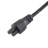 Akyga AK-NB-01C Cable de alimentación para portátil CEE 7/7 a IEC C5, cobre 3x0,75 mm², 1,5 m, negro