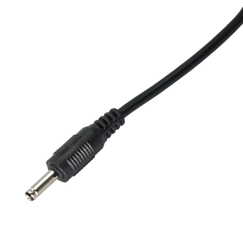 Akyga AK-DC-03 Cable de alimentación USB-A conector macho a DC 3,5 x 1,35 mm conector macho, 0,8 m, negro
