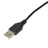 Akyga AK-DC-03 Cable de alimentación USB-A conector macho a DC 3,5 x 1,35 mm conector macho, 0,8 m, negro